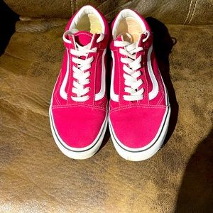 Magenta Old School Vans